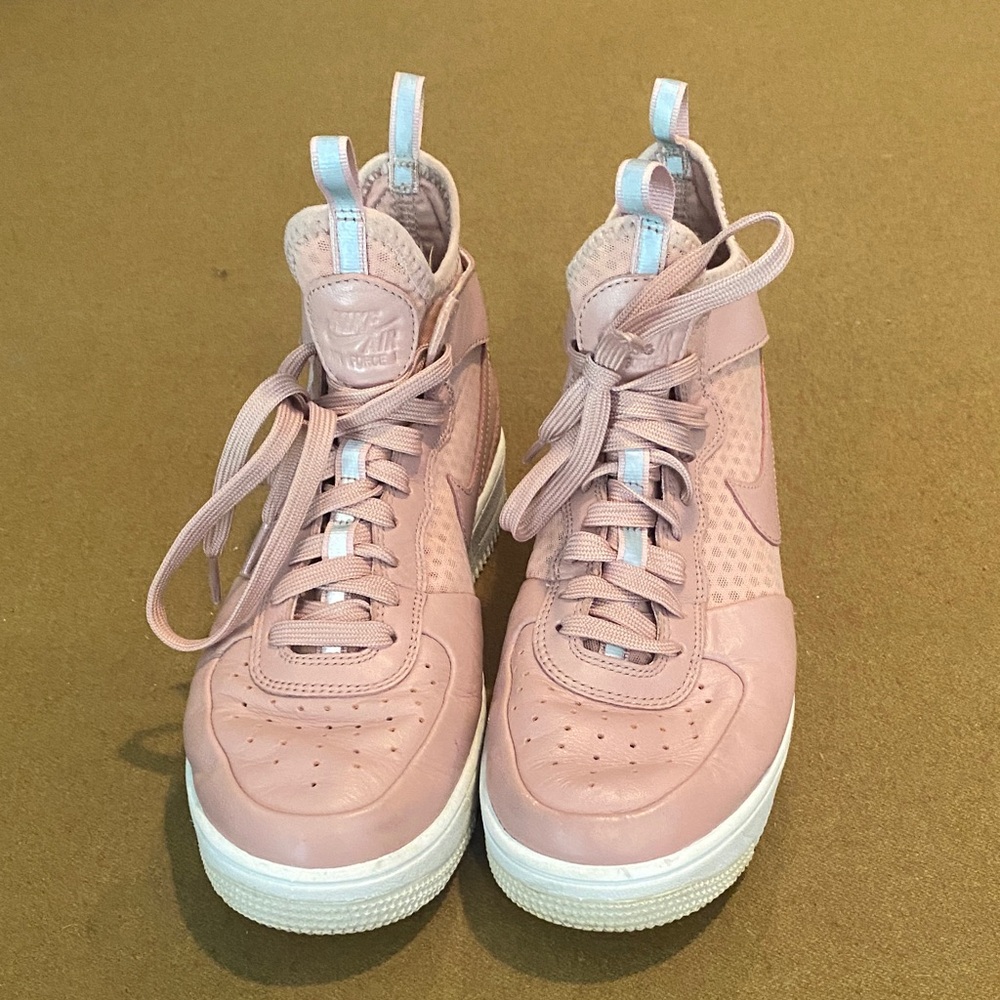 Nike Women's Blush Pink High-Top Sneakers